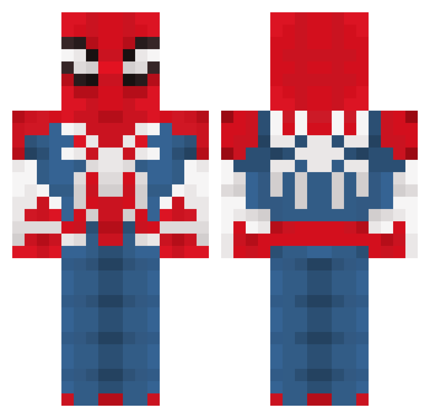 TydalWave69 Minecraft skin, front and back view