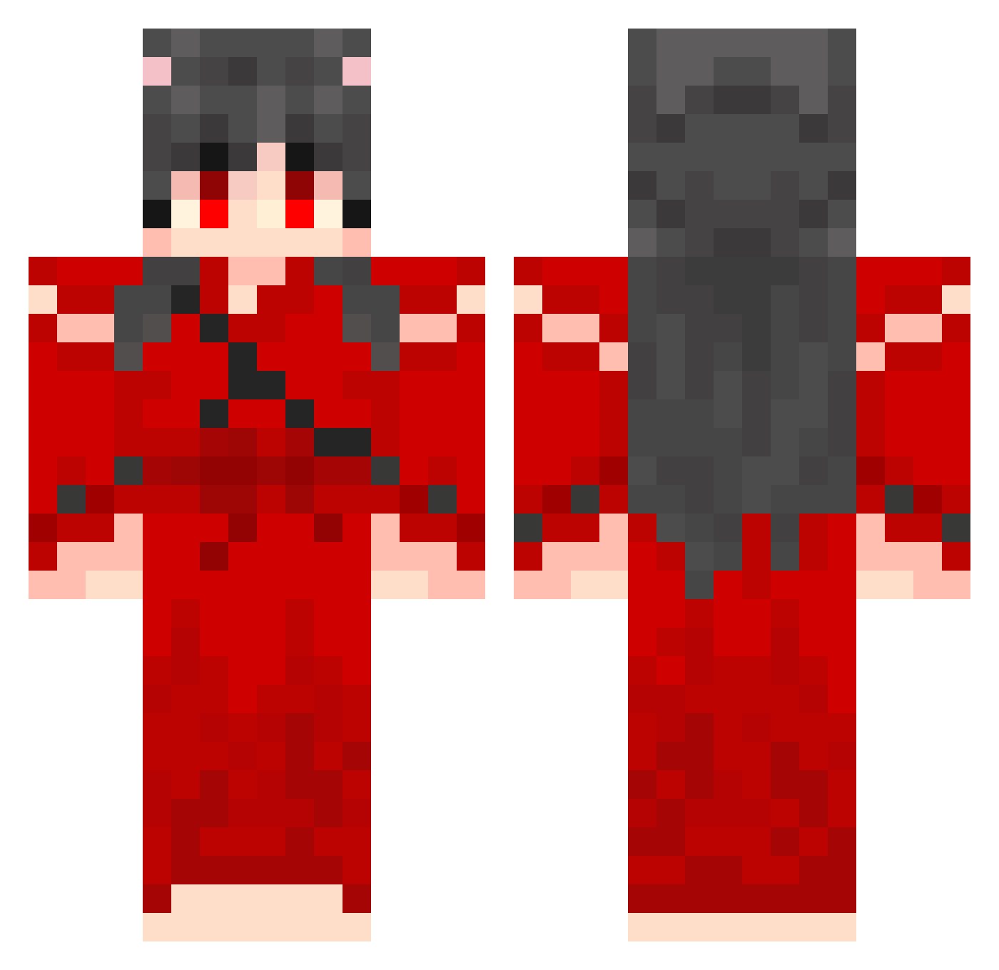 __Gaeng__Gaeng Minecraft skin, front and back view