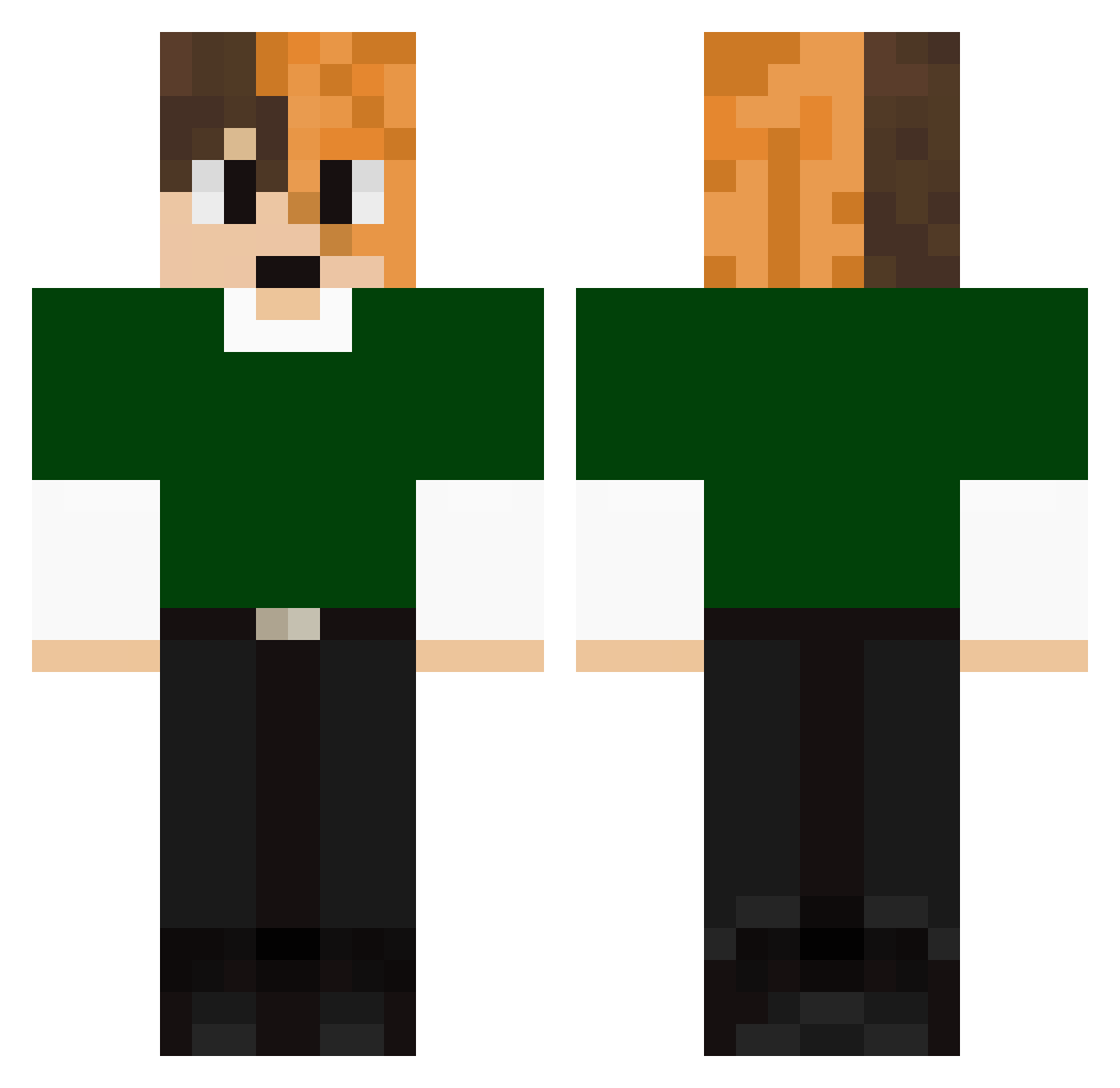 OnimonRp Minecraft skin, front and back view