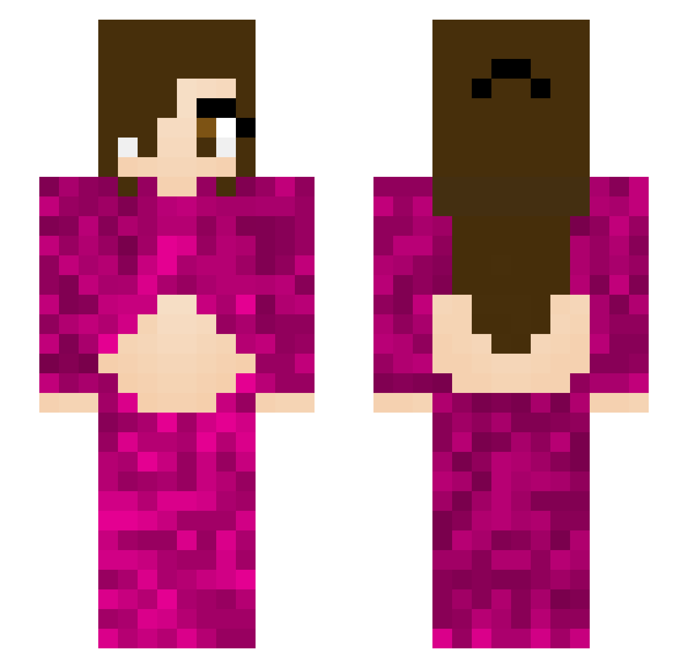 ricartoni Minecraft skin, front and back view