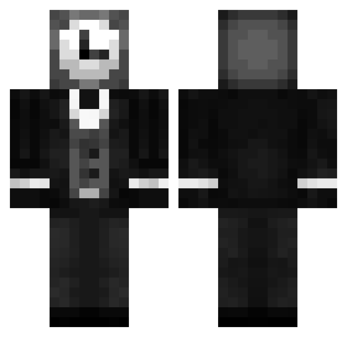 wu_0525 Minecraft skin, front and back view