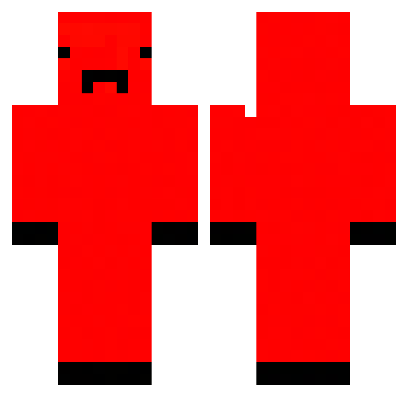 shyxdlol Minecraft skin, front and back view