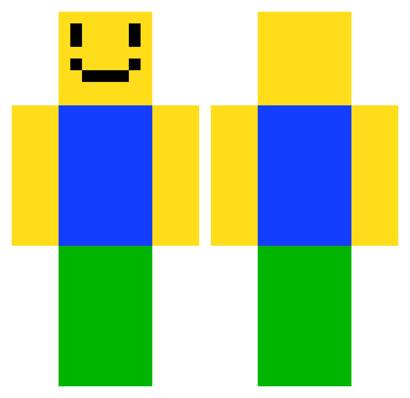 Bagelboi_ Minecraft skin, front and back view