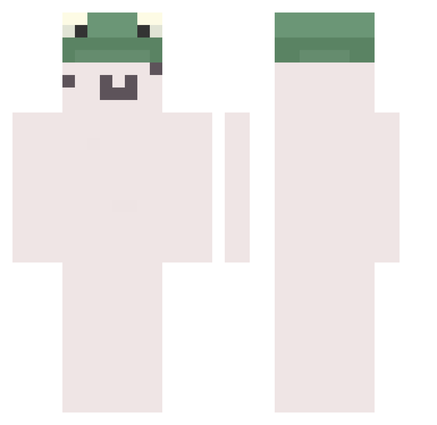 miscaru1029 Minecraft skin, front and back view