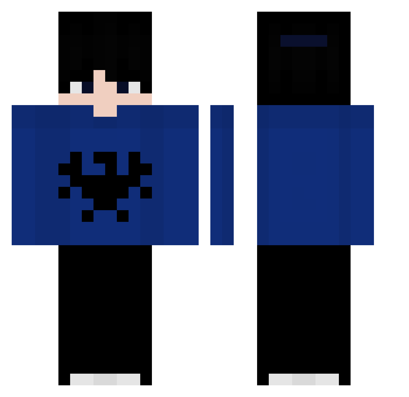 andy081511 Minecraft skin, front and back view