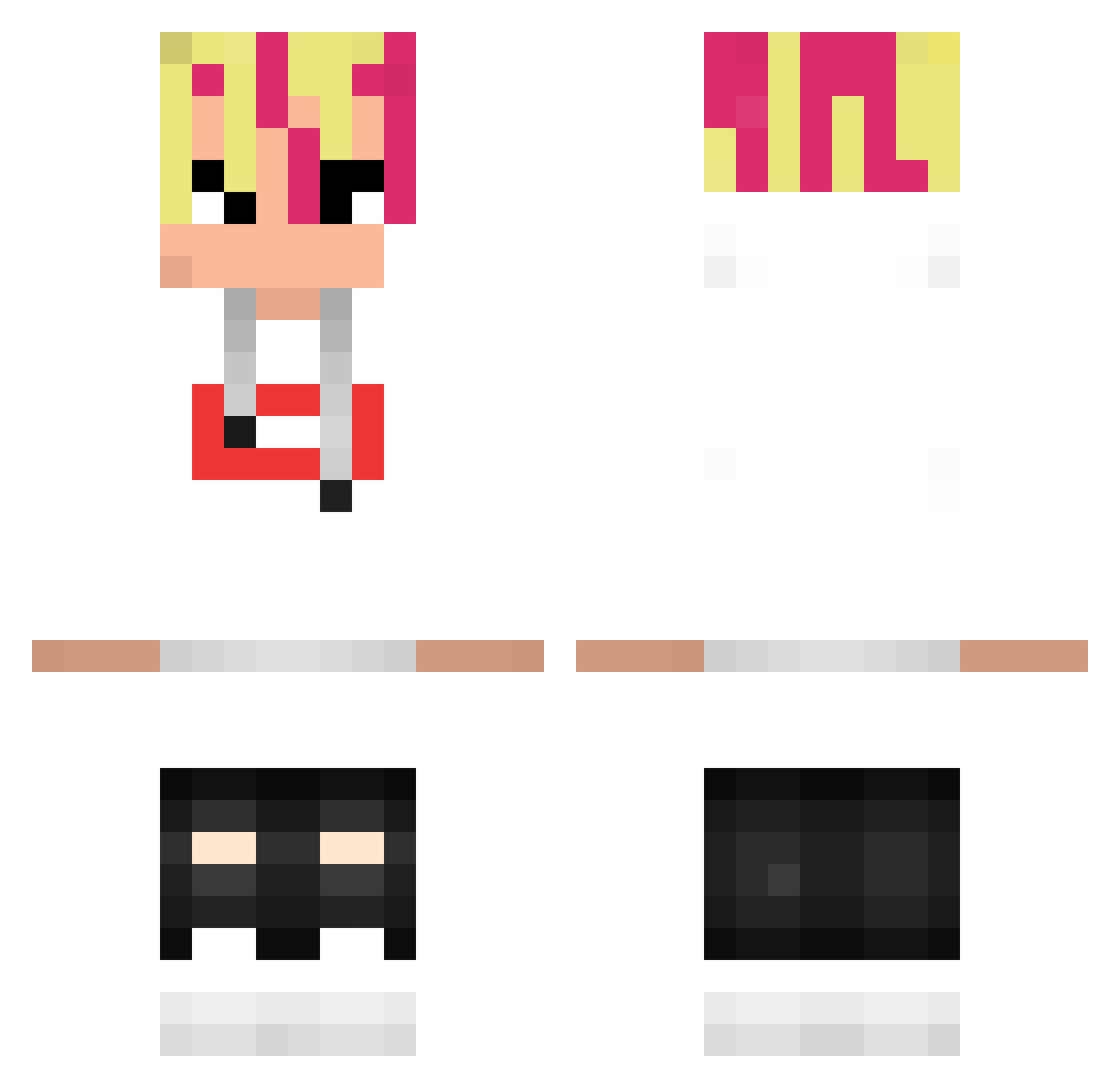 Kratoss270 Minecraft skin, front and back view