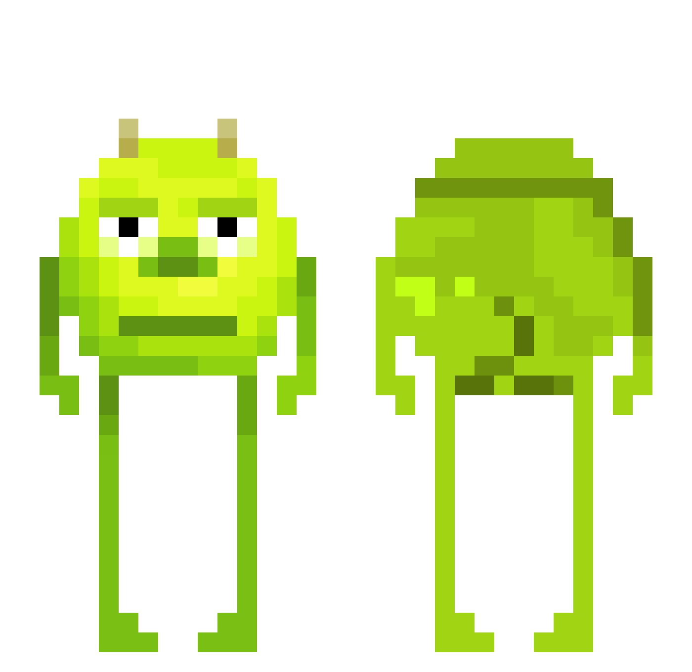 Lillyth_Thelyss Minecraft skin, front and back view