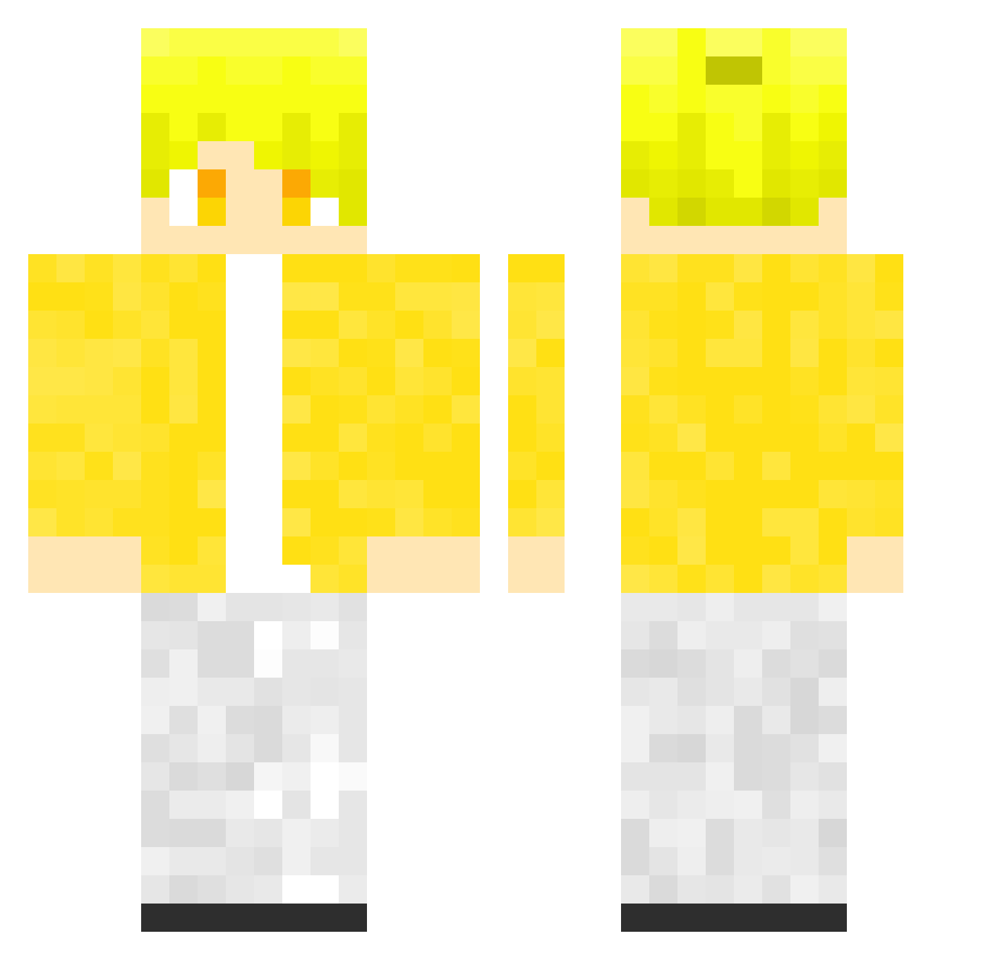 FredBearLolz Minecraft skin, front and back view