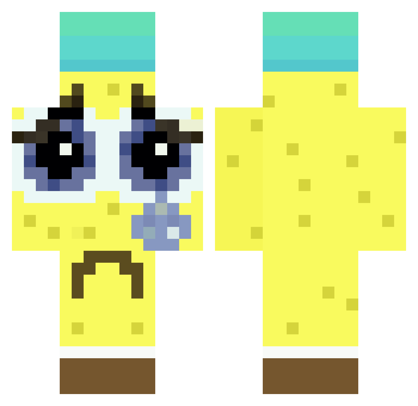 thestrokeslover Minecraft skin, front and back view