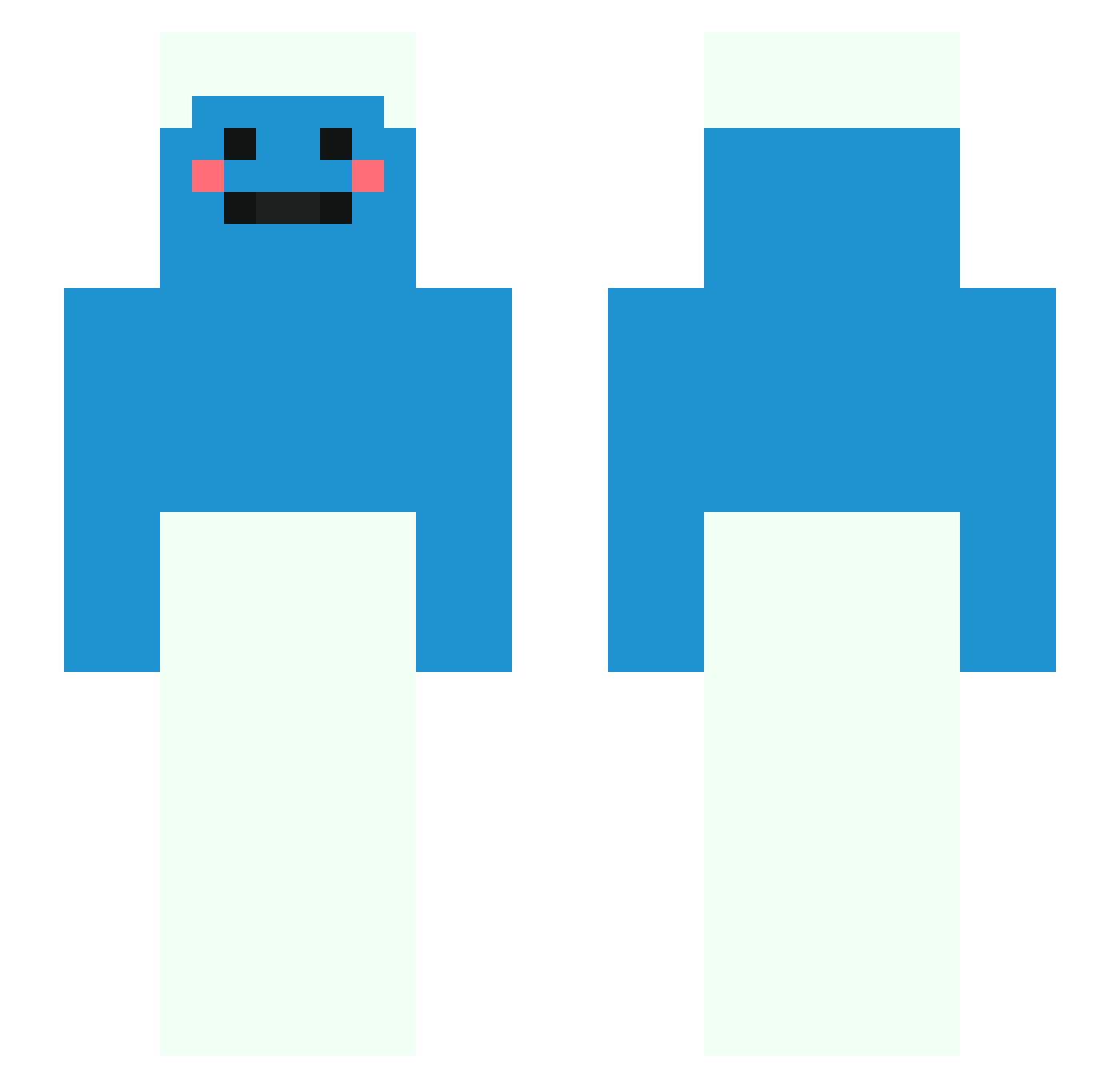 xvkart - smurf Minecraft skin