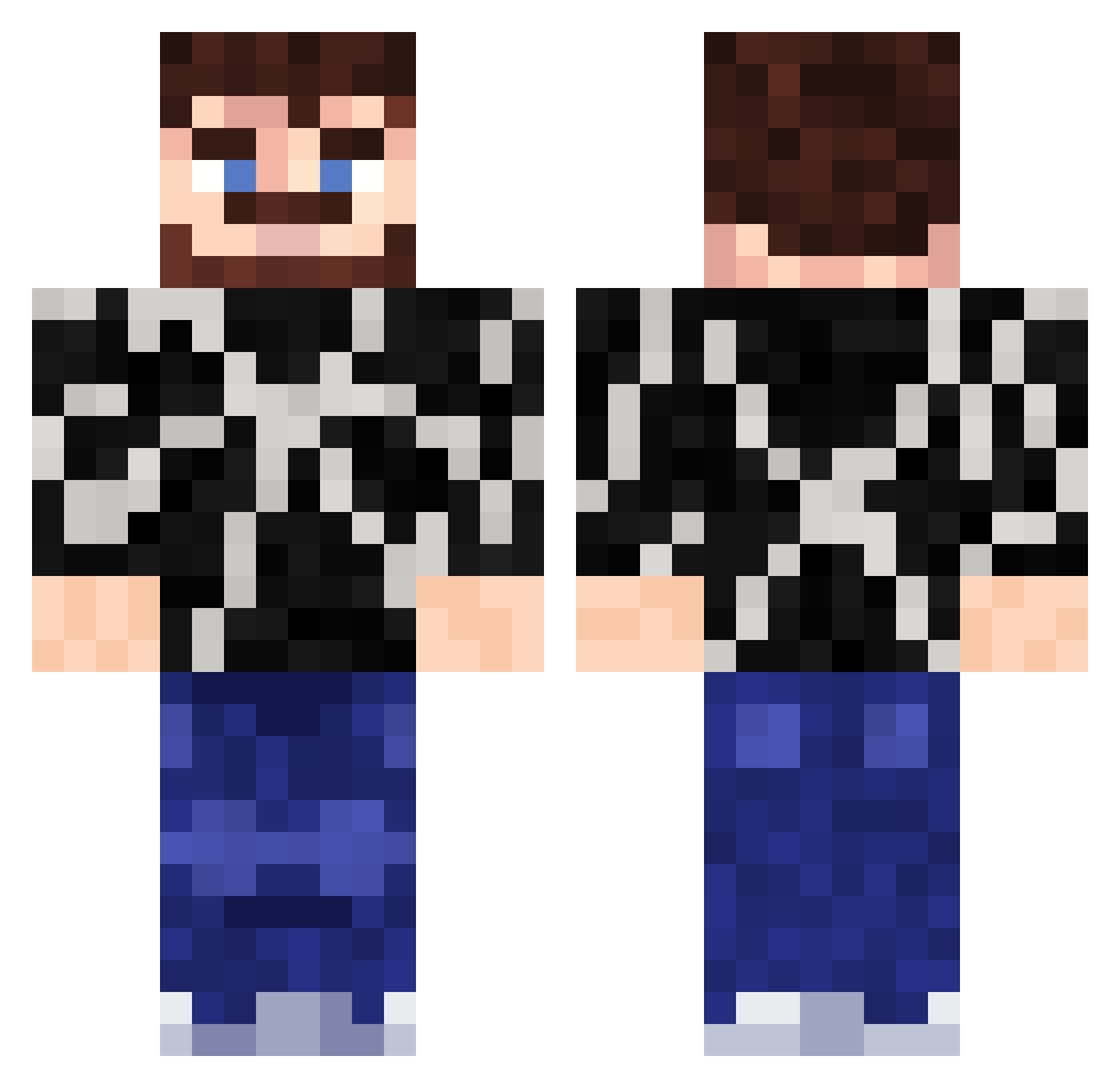 _Gromit_Mug_ Minecraft skin, front and back view