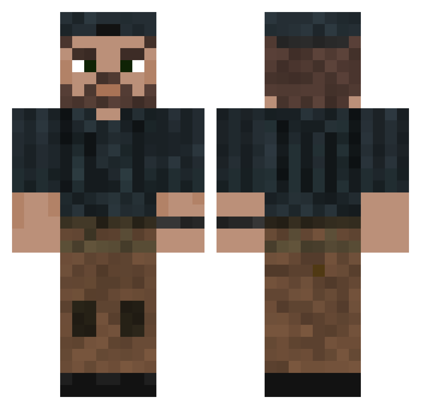 TrumpIsBest23 Minecraft skin, front and back view