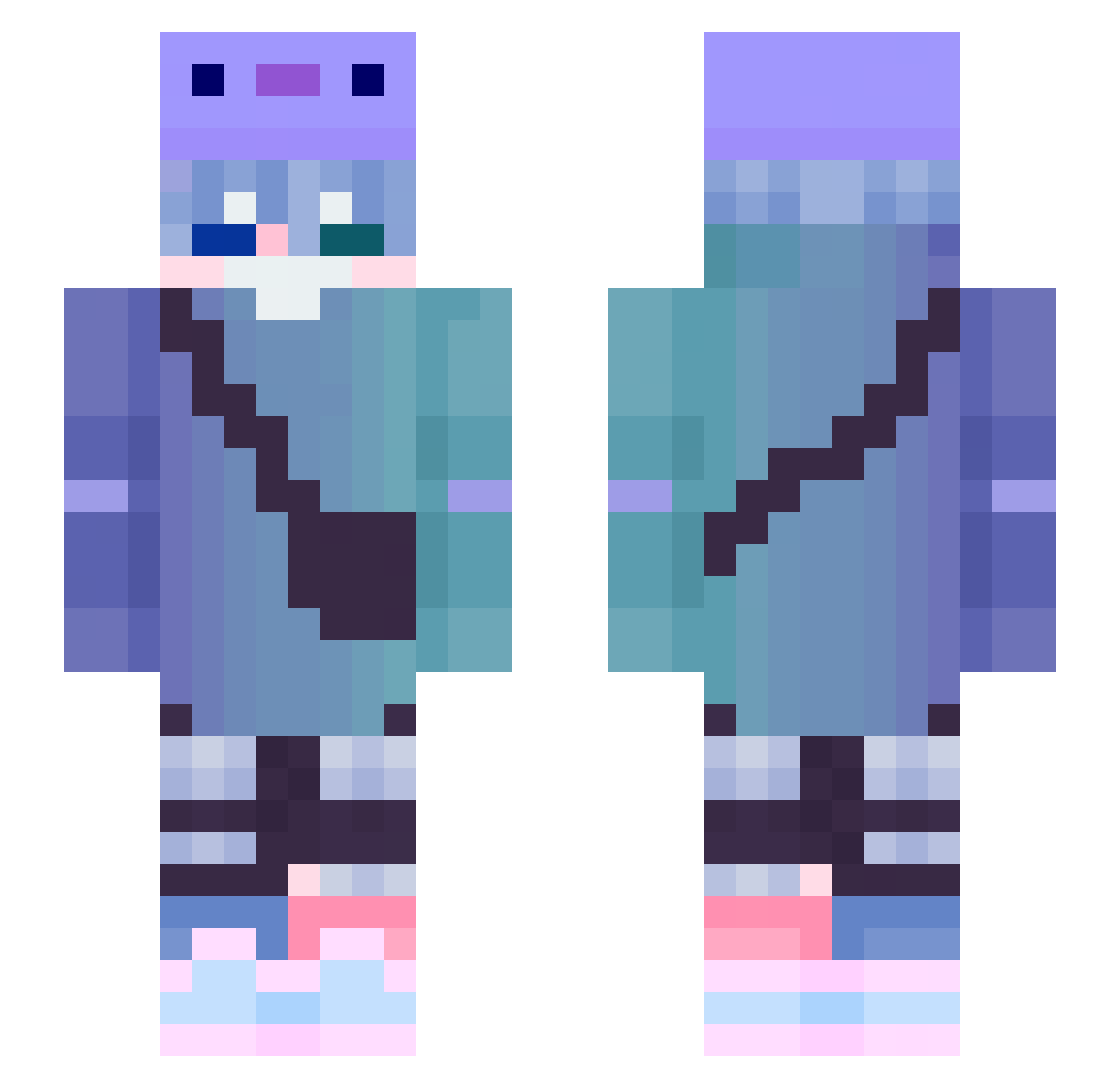 o_P_h_A_b_o Minecraft skin, front and back view