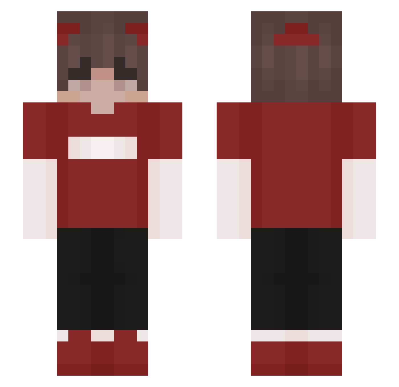 zwatpienie_ Minecraft skin, front and back view