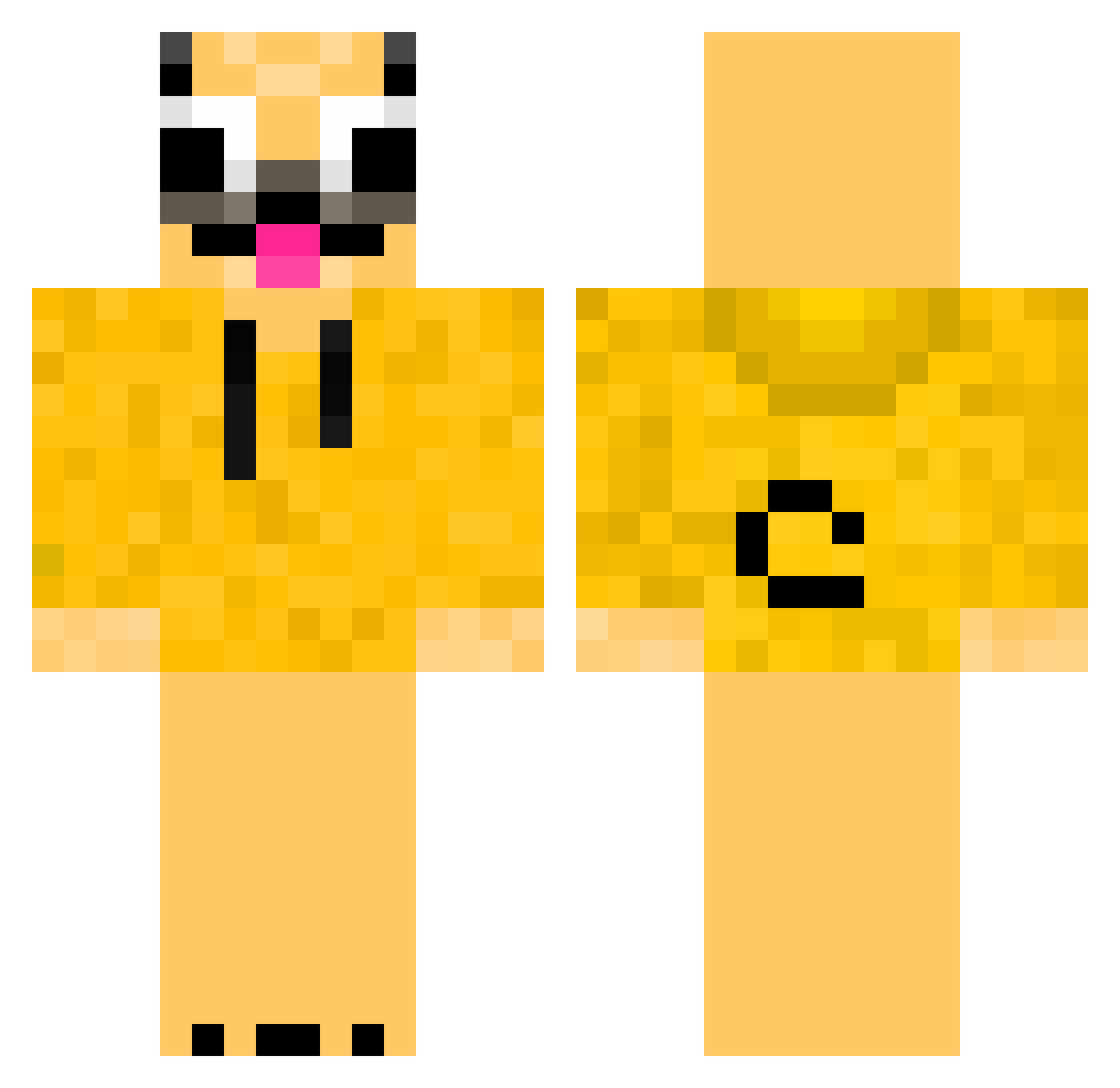 scout_ak Minecraft skin, front and back view