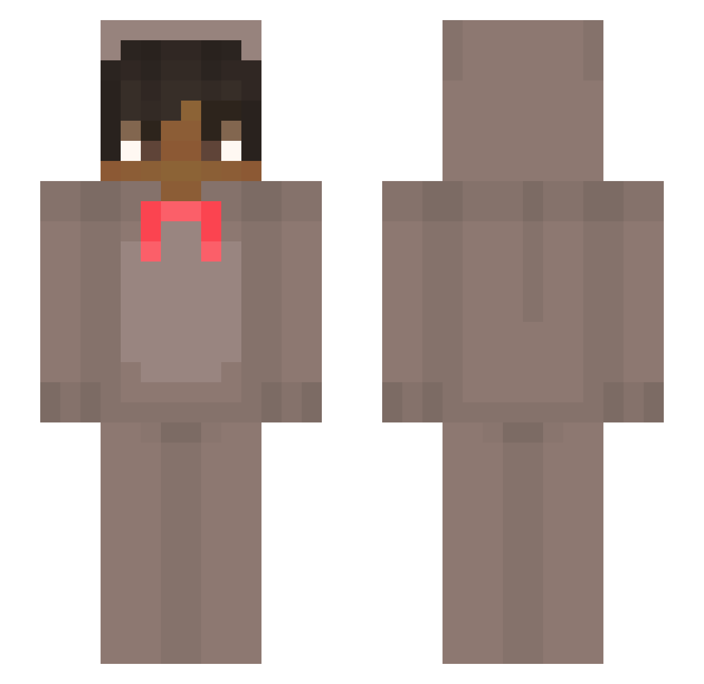 c1trus Minecraft skin, front and back view