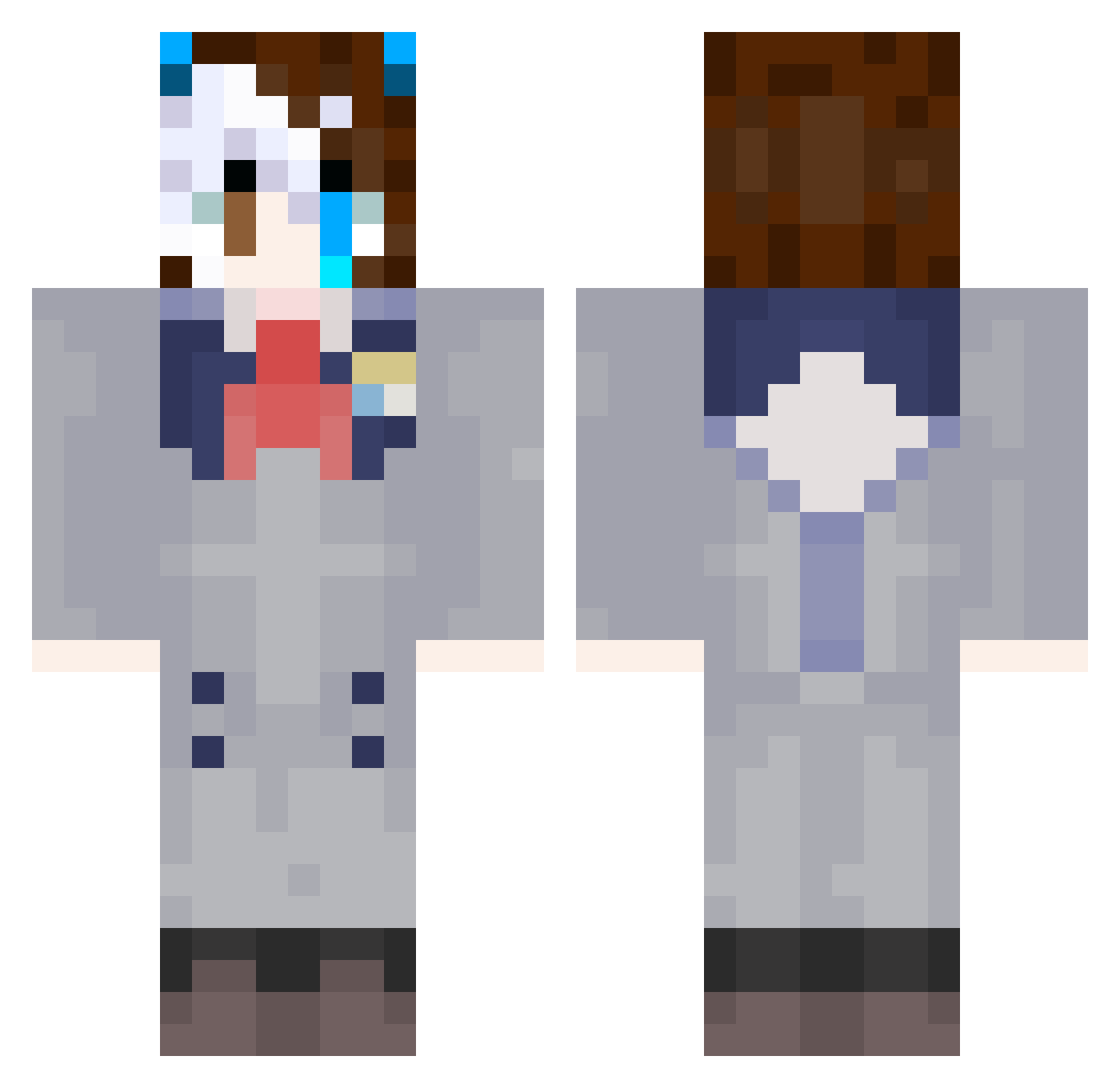 Unknown_Revenant Minecraft skin, front and back view
