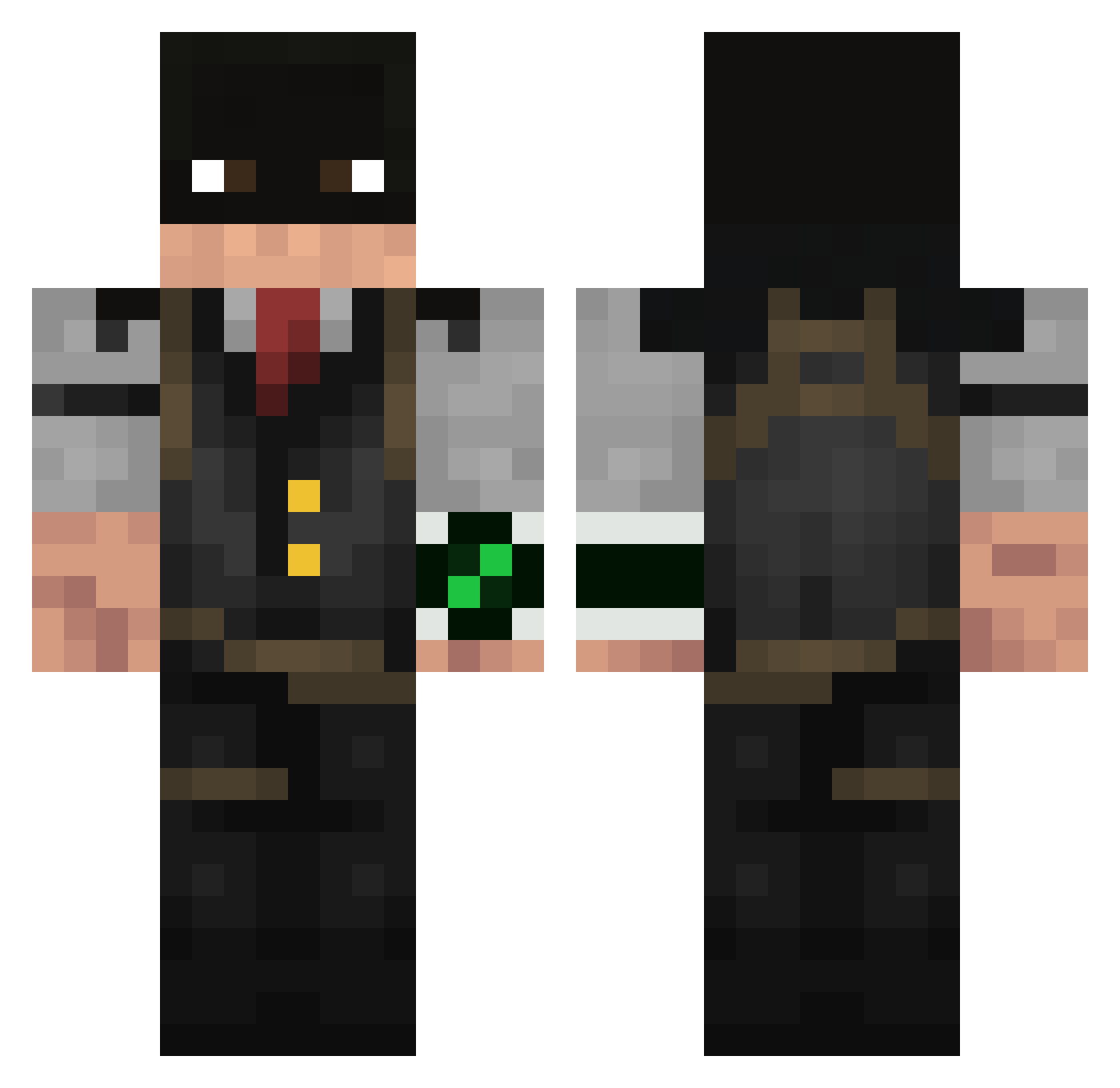 facu09 Minecraft skin, front and back view