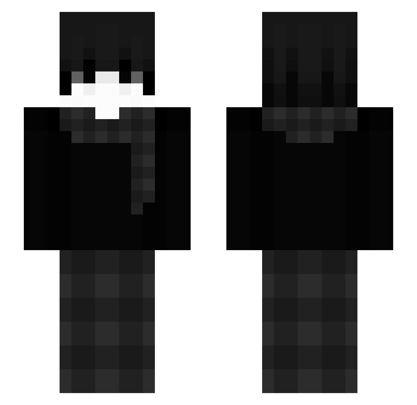 yRafaa_cl Minecraft skin, front and back view