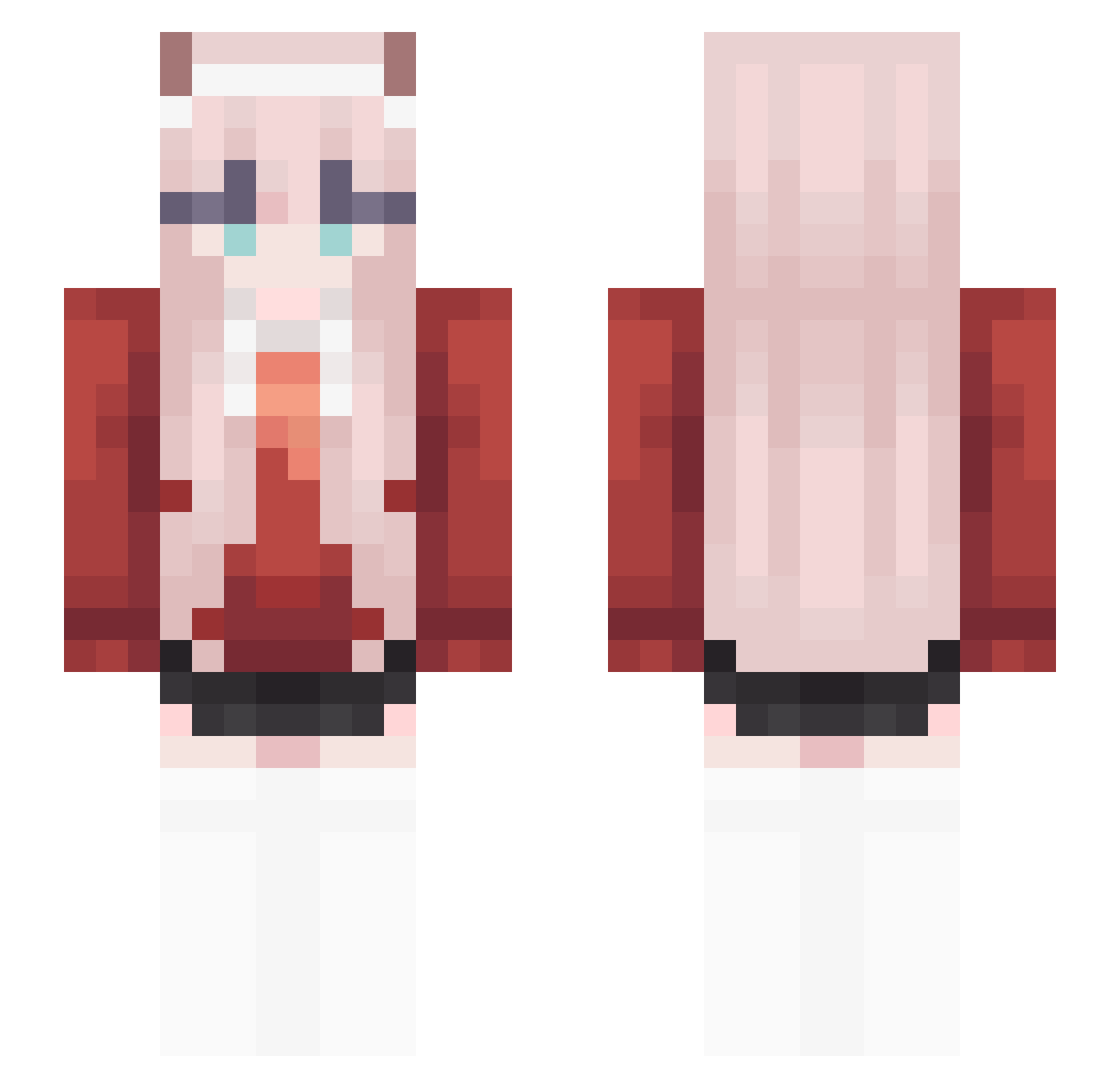 Honzikosfrfr Minecraft skin, front and back view