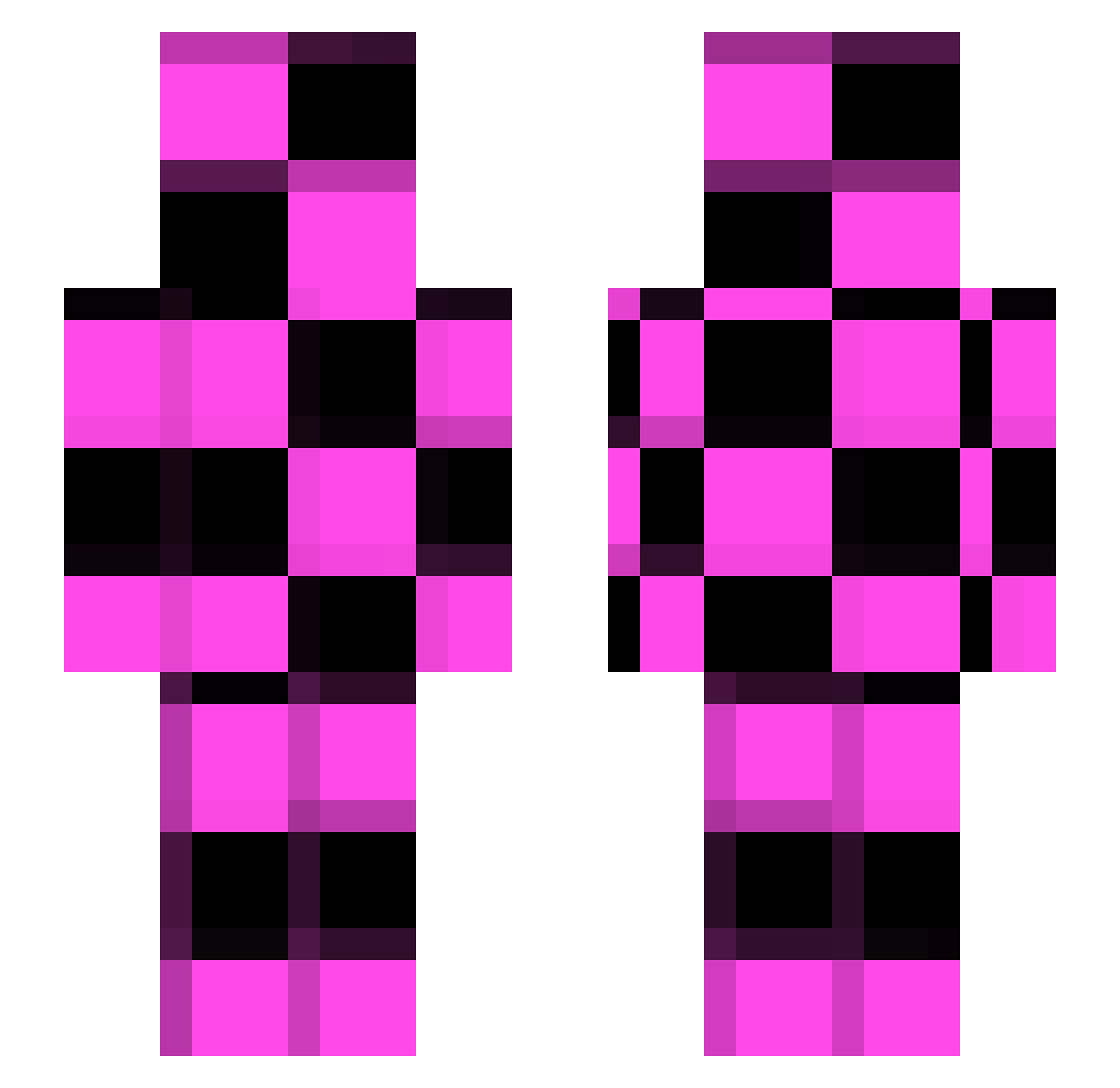 1050ti_i3 Minecraft skin, front and back view