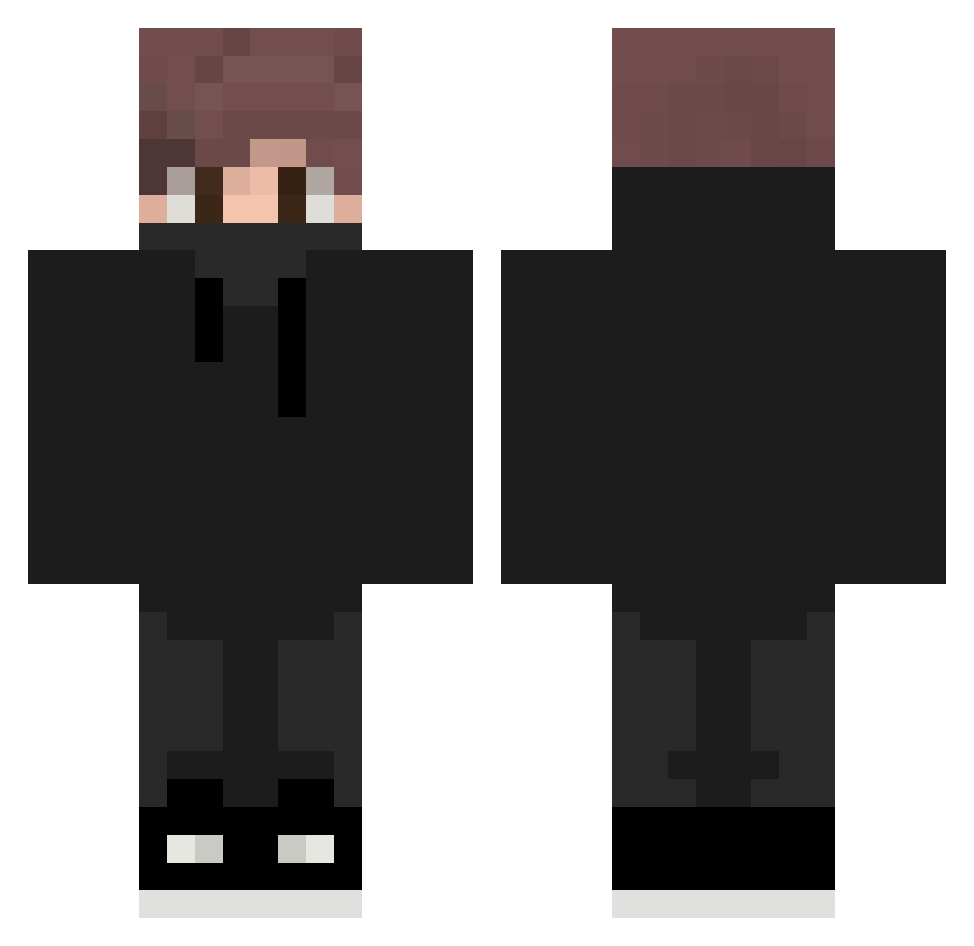 Annamarie Minecraft skin, front and back view