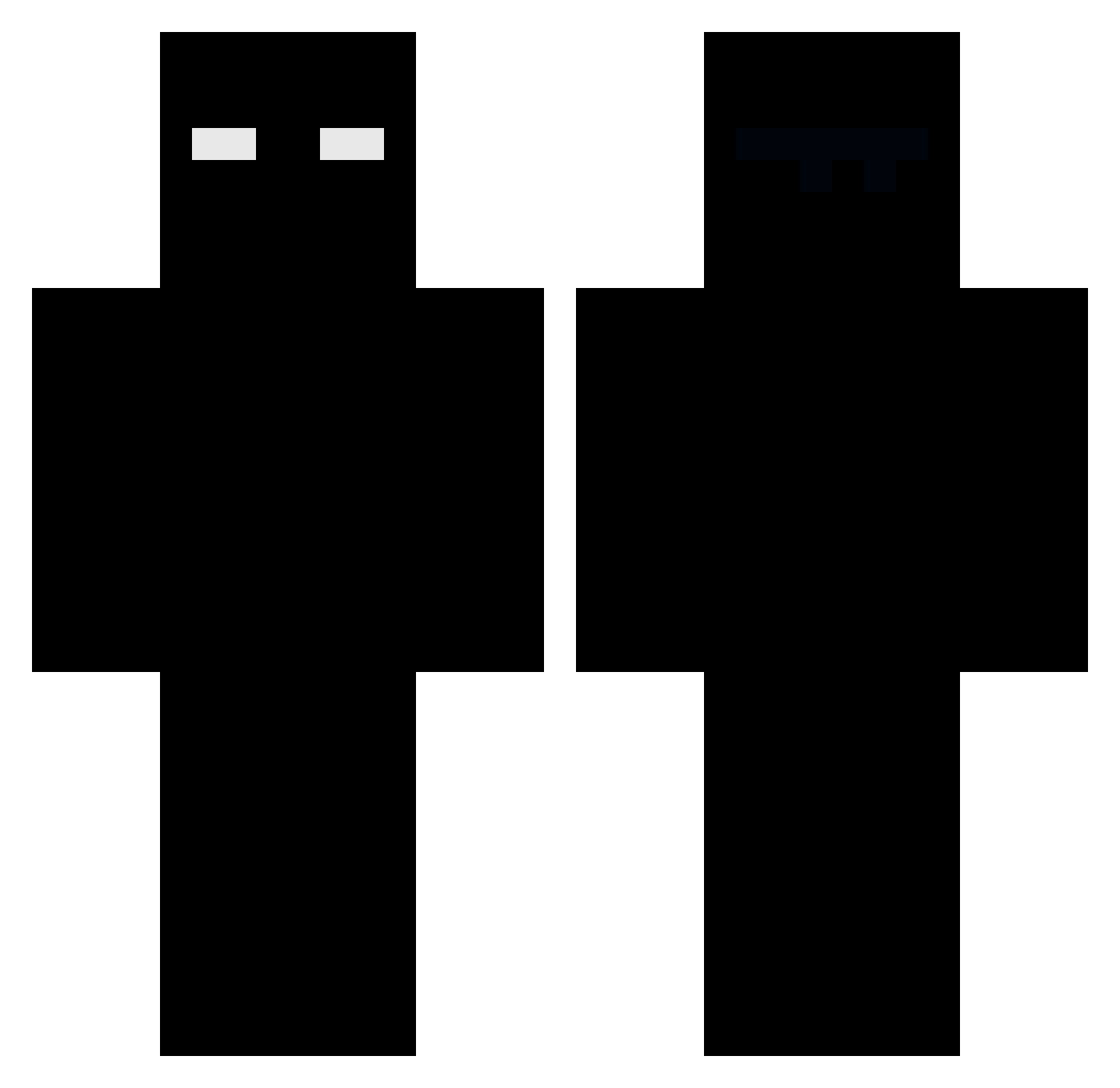 Ivonduk Minecraft skin, front and back view
