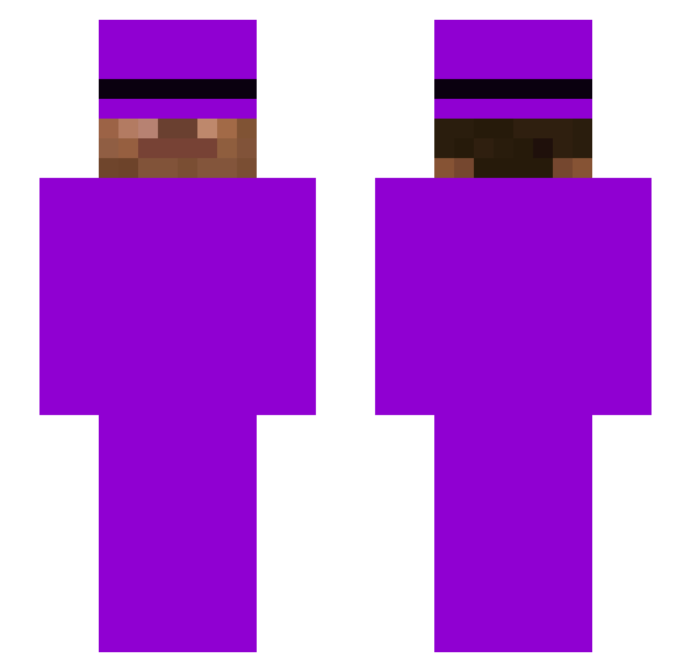 Ledif1 Minecraft skin, front and back view