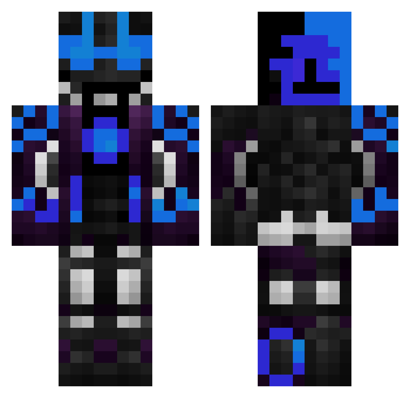 Marco0626 Minecraft skin, front and back view