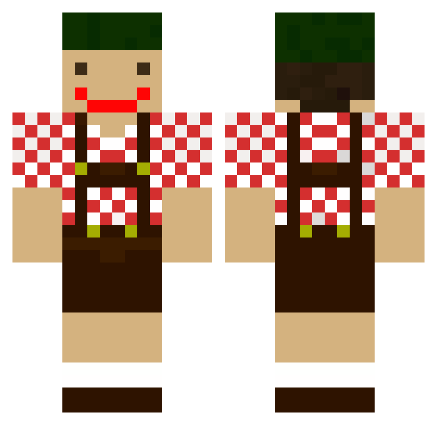 keklas_der_sohn Minecraft skin, front and back view