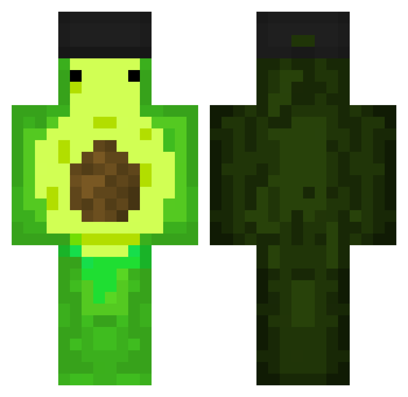 lorino1903 Minecraft skin, front and back view