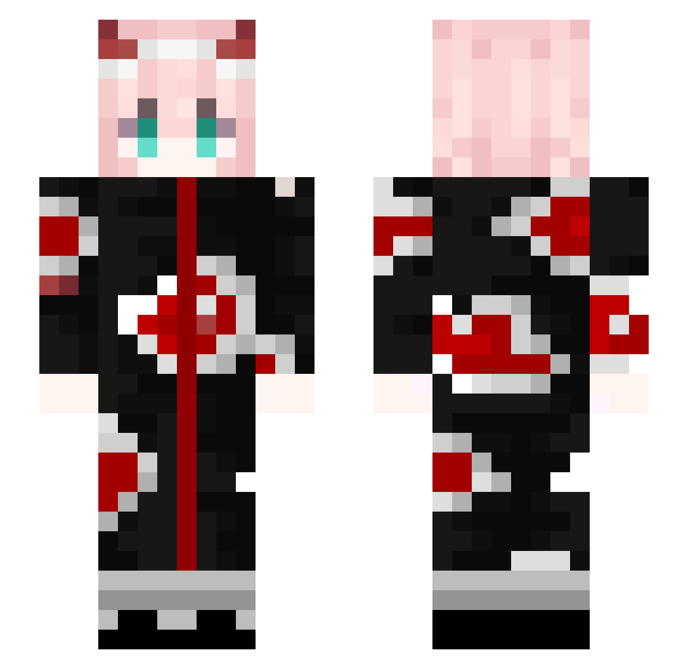 ElPapsTOM Minecraft skin, front and back view