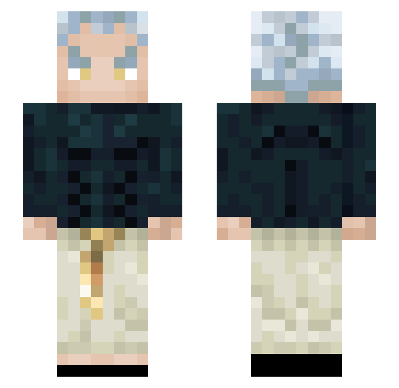 peguguel Minecraft skin, front and back view