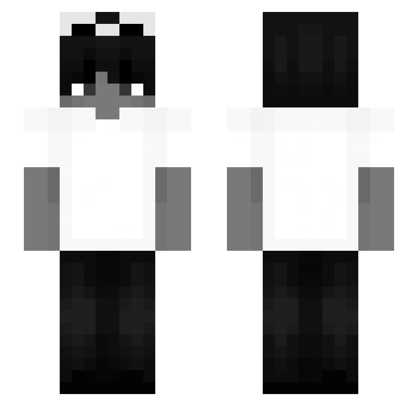 zvbka_ Minecraft skin, front and back view