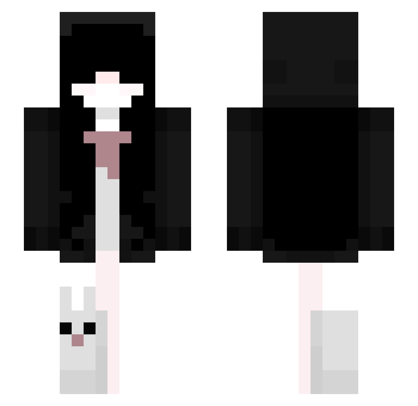 _BabyMochii_ Minecraft skin, front and back view