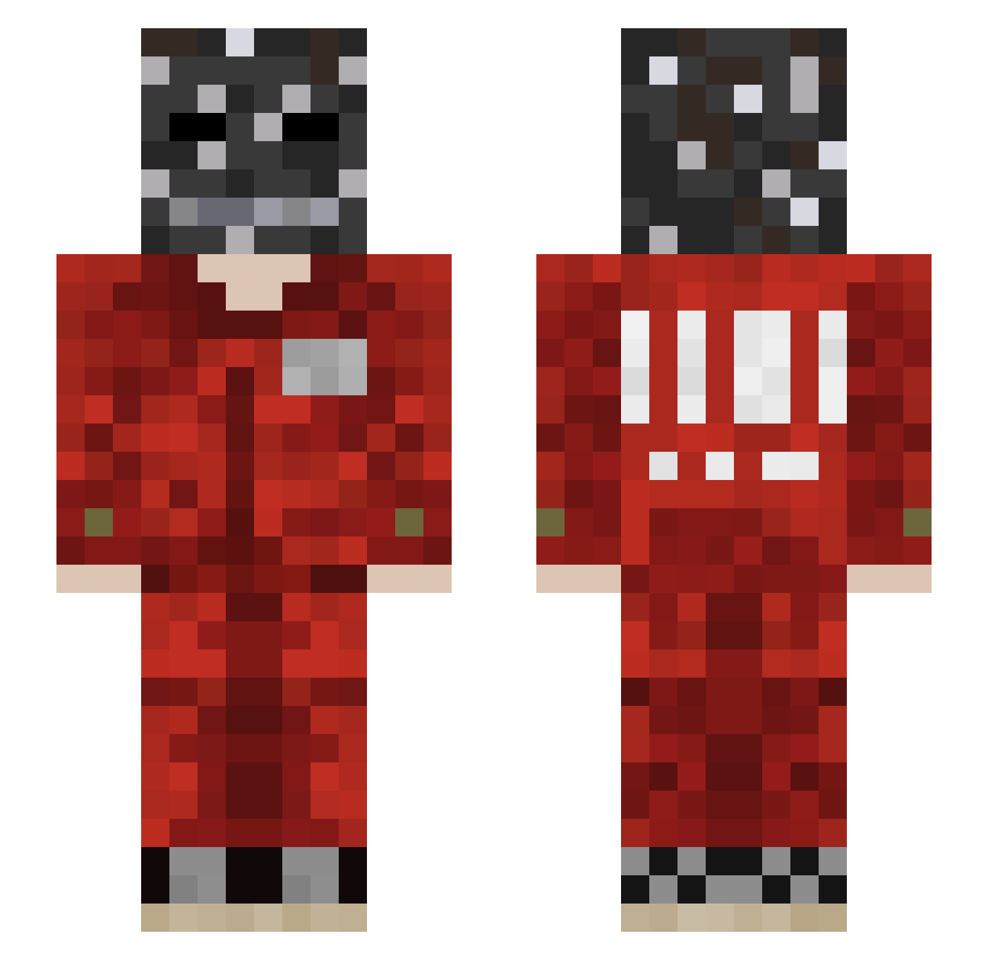 marcelinox7544 Minecraft skin, front and back view