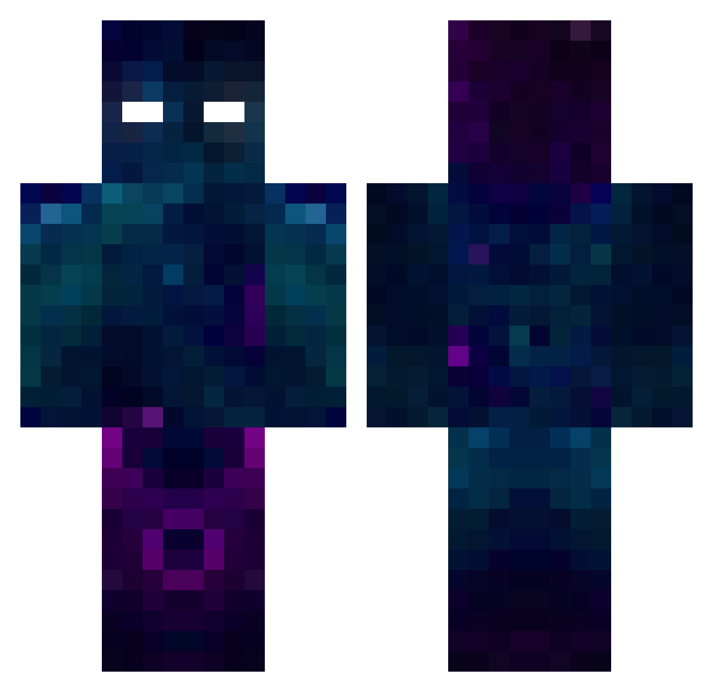 matheo49 Minecraft skin, front and back view