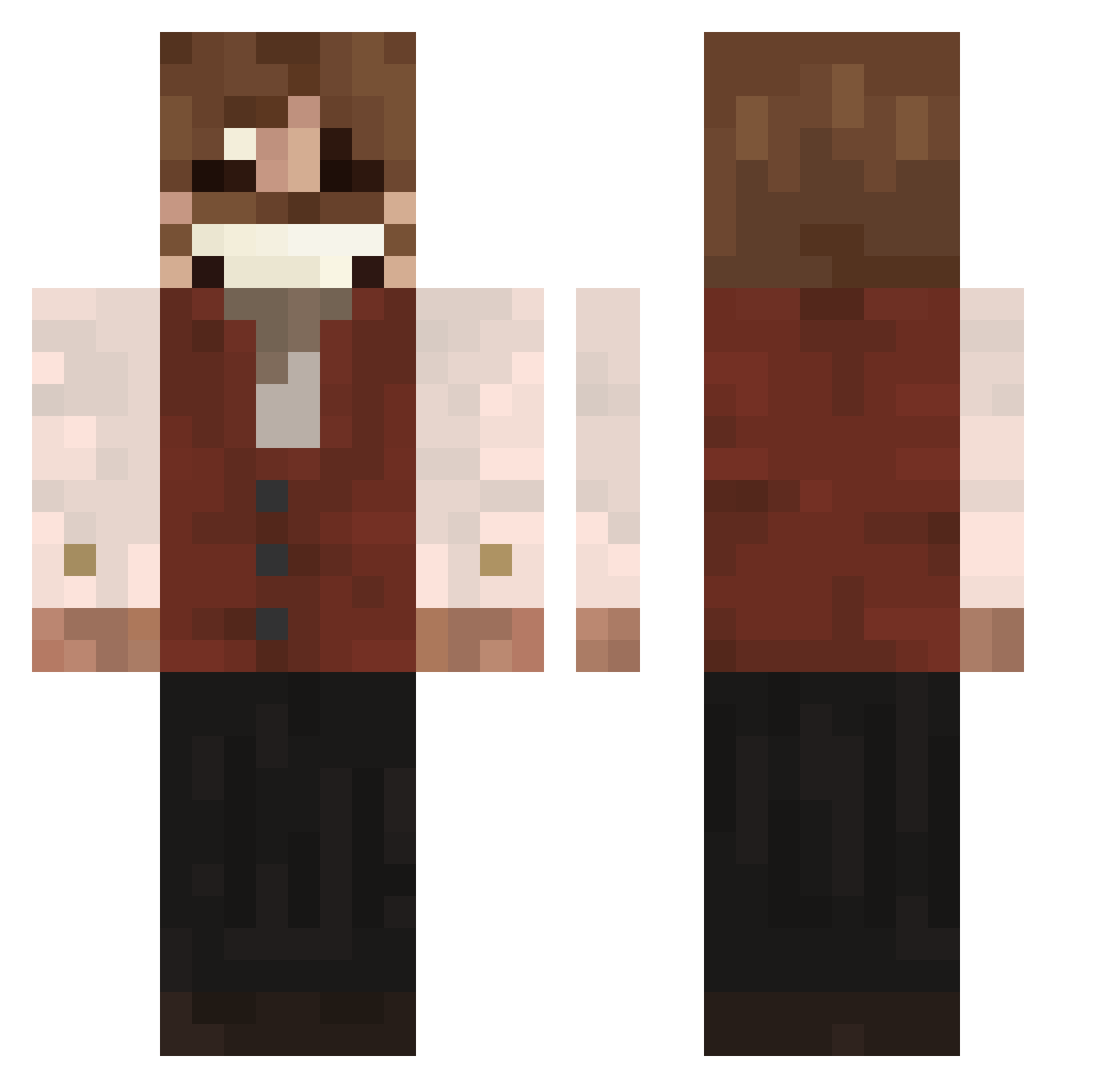 MOILEN_ Minecraft skin, front and back view