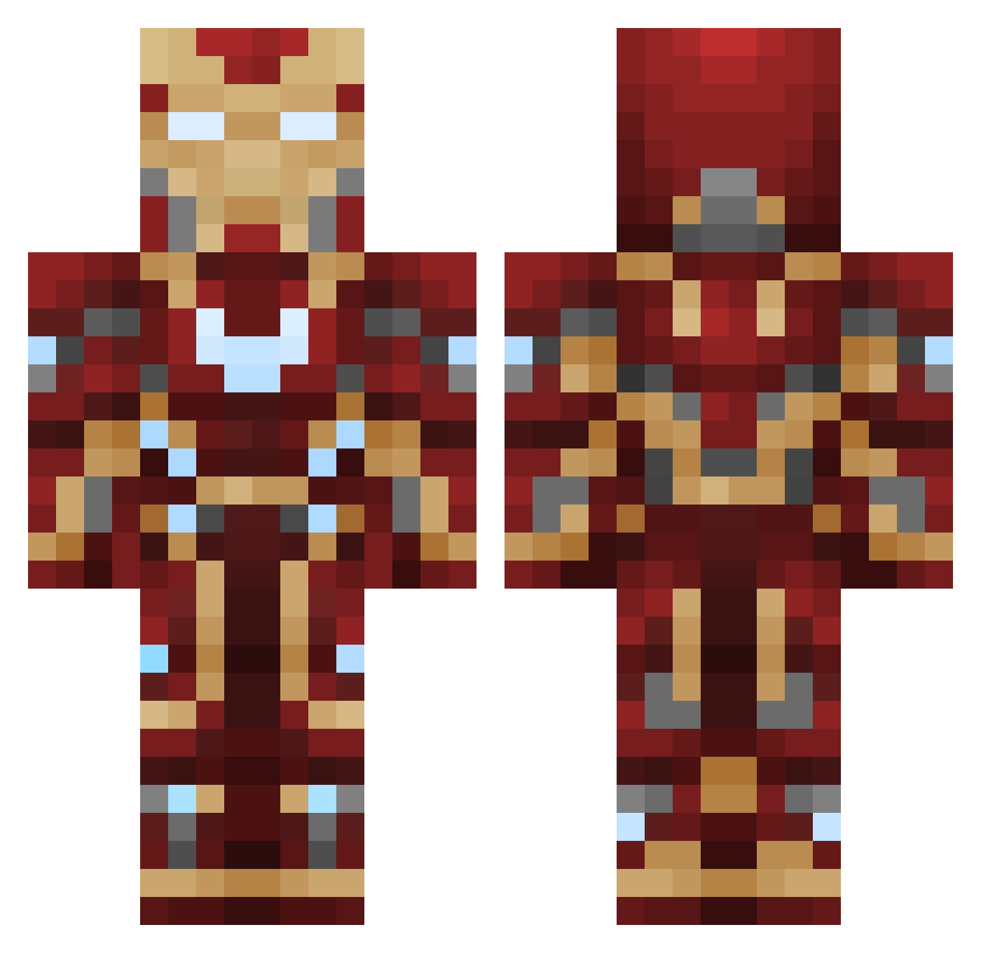 sickness1994 Minecraft skin, front and back view
