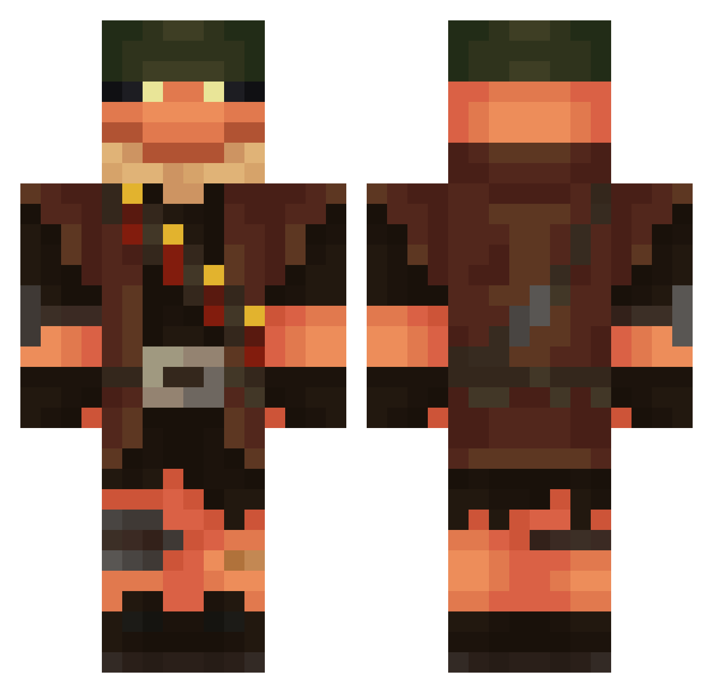 _SooKoo_ Minecraft skin, front and back view