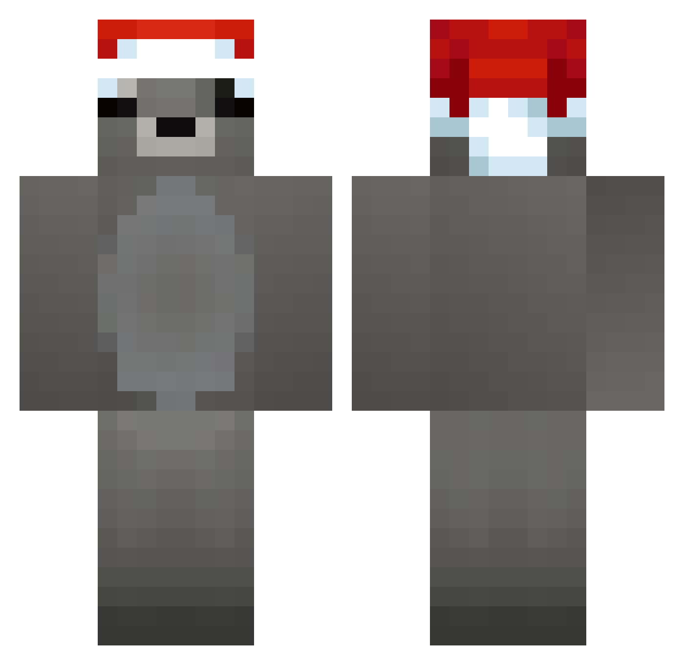 m11kyyy Minecraft skin, front and back view