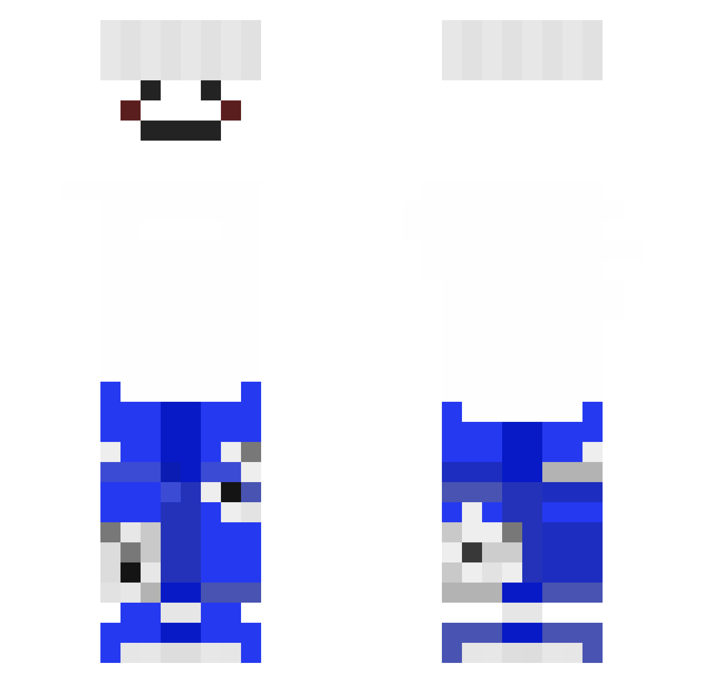 Thiocodinn Minecraft skin, front and back view