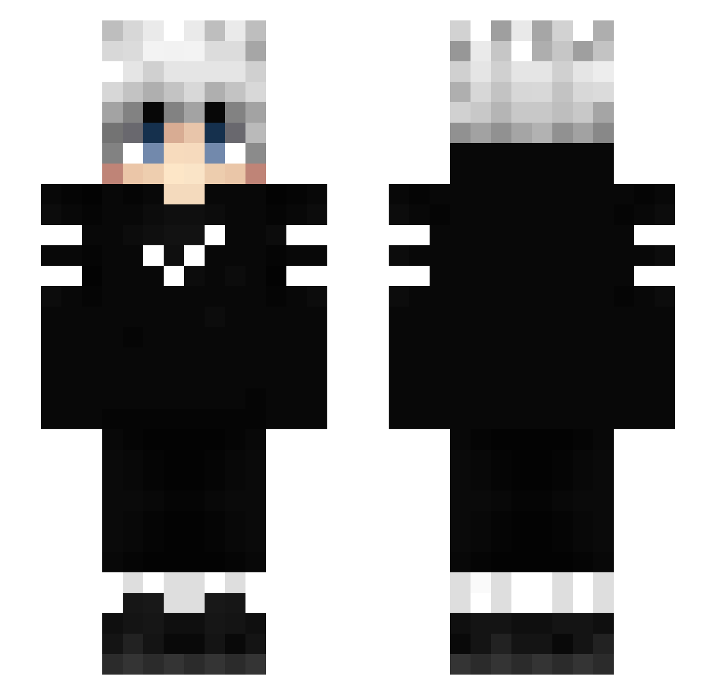 Kontrolled_ Minecraft skin, front and back view
