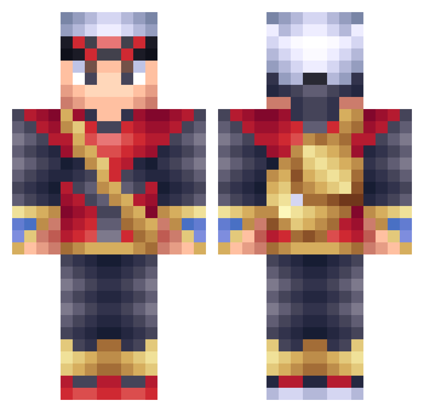 REGULUSL5 Minecraft skin, front and back view