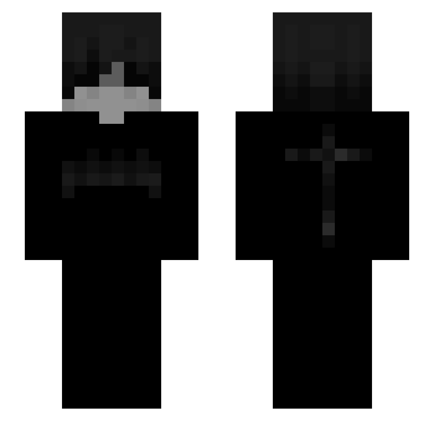 Titano__ Minecraft skin, front and back view