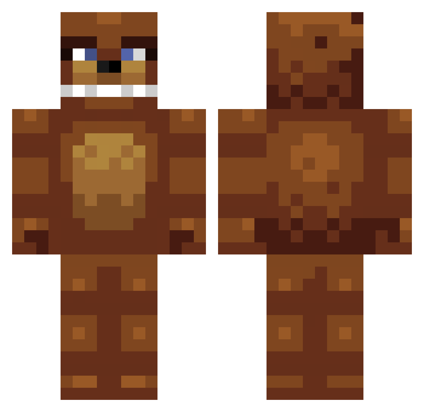 chaosulf_ Minecraft skin, front and back view