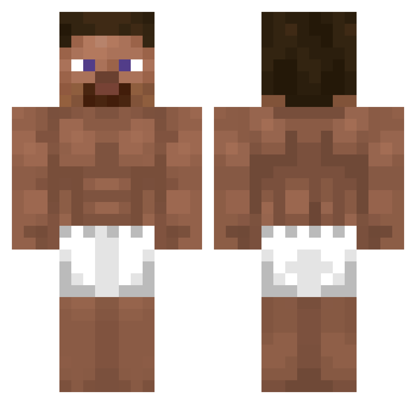 Blooper__ Minecraft skin, front and back view
