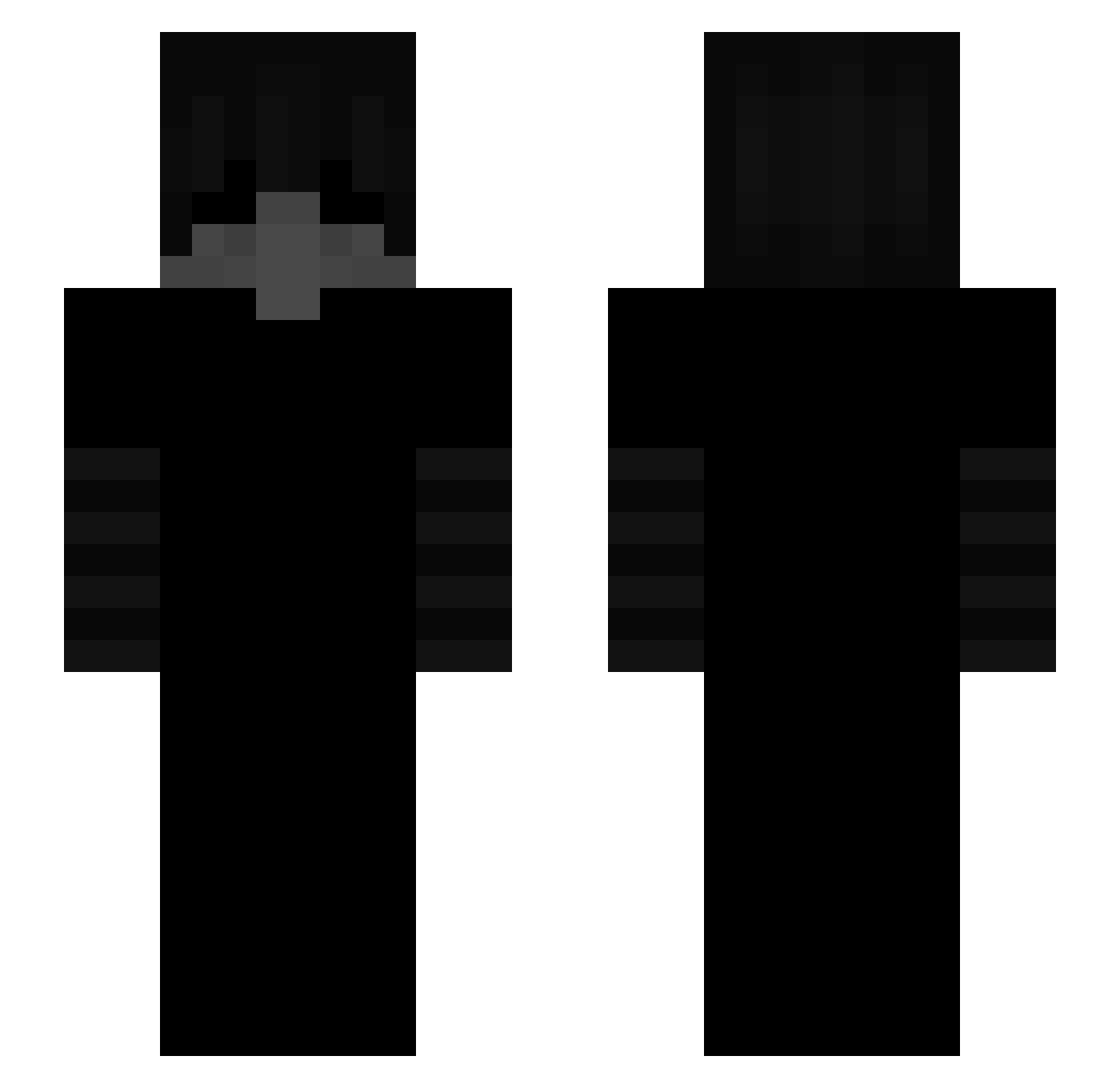 ggezwpdosubestww Minecraft skin, front and back view