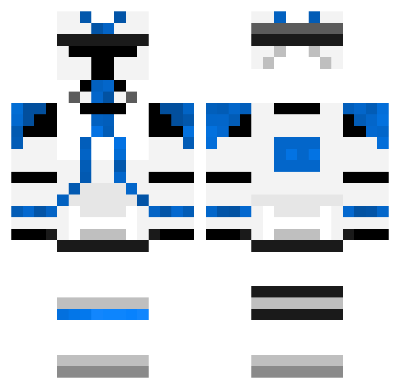 SepticMonkey42 Minecraft skin, front and back view