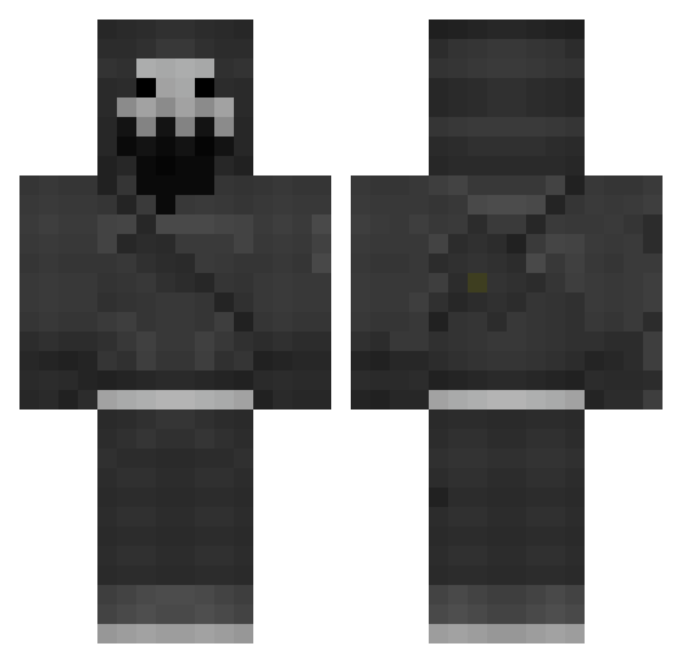 grannyapplesoup Minecraft skin, front and back view